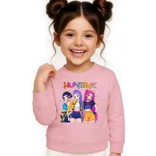 BLUZA DZIECIĘCA KPOP DEMON HUNTERS HUNTRIX 134-140 BAWEŁNIANA JAKOŚĆ - Bluzy dla dziewczynek BLUZA DZIECIĘCA KPOP DEMON HUNTERS HUNTRIX 134-140 BAWEŁNIANA JAKOŚĆ - Bluzy dla dziewczynek - miniaturka - grafika 1