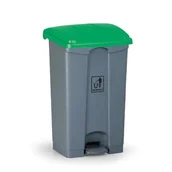 Kosze na śmieci - B2B Partner Kosz uniwersalny z pedałem 87 l 403119 - miniaturka - grafika 1