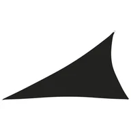 Parasole ogrodowe - vidaXL Trójkątny żagiel ogrodowy, tkanina Oxford, 3x4x5 m, czarny vidaXL - miniaturka - grafika 1