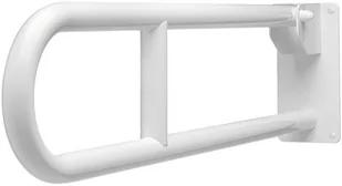Secucare Uchwyt odchylany naścienny uniwersalny biały 60 cm 8045.000.06 - Akcesoria dla osób starszych i niepełnosprawnych - miniaturka - grafika 1