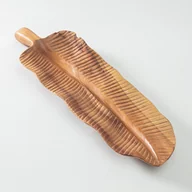 Tace i patery - Patera Wood Leaf 60x18 cm - miniaturka - grafika 1