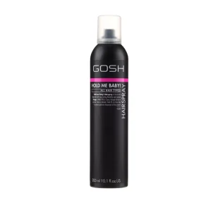 Gosh Hold Me Baby! Hairspray lakier do włosów 300 ml - Kosmetyki do stylizacji włosów - miniaturka - grafika 1