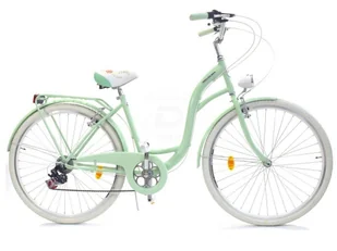 Dallas Bike City 7spd 26 cali Damski Miętowy z białym - Rowery - miniaturka - grafika 1