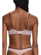 Biustonosze - ESPRIT Damski biustonosz Big Flower Lace RCS Sexy Pad T-shirt, Rust Brown, 75D - miniaturka - grafika 1