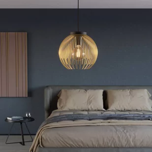 Żyrandol Venezuela czarny/złoty 1-punktowy - Lampy sufitowe - miniaturka - grafika 1