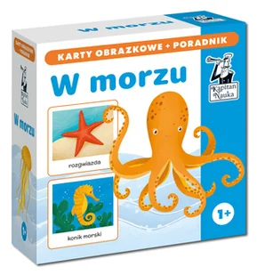 Kapitan Nauka W morzu. Karty obrazkowe + poradnik praca zbiorowa - Książki edukacyjne - miniaturka - grafika 1