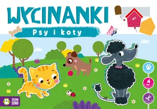 Wycinanki. Psy i koty - Książki edukacyjne - miniaturka - grafika 1