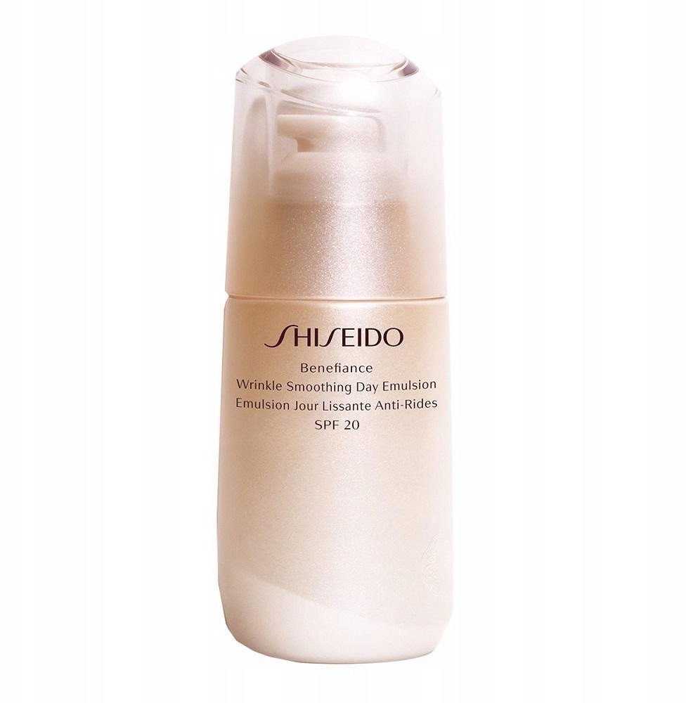 SHISEIDO_Benefiance Wrinkle Smoothing Day Emulsion Anti-Wrinkle przeciwstarzeniowa emulsja do twarzy na dzień SPF 20 75ml