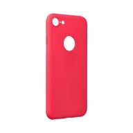 Etui i futerały do telefonów - Forcell Futerał Soft do iPhone 7 czerwony - miniaturka - grafika 1