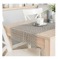 Obrusy i serwetki - Bieżnik gipiurowy elegancki Jasmina 40x140 szary - miniaturka - grafika 1