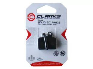 Clarks okładziny hamulców tarczowych Organic Disc Pads Hayes Stroker Ryde VX843 - Hamulce rowerowe - miniaturka - grafika 1