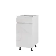 Meble kuchenne - Rimini Szafka Dolna Lewa D1S-50_Metabox Biały Połysk - miniaturka - grafika 1