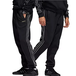 adidas Męskie spodnie Shadow Stripe S, Czarny/cud biały, M - Spodenki męskie - miniaturka - grafika 1