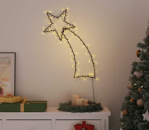 vidaXL Lampki choinkowe spadająca gwiazda 115 LED - Oświetlenie świąteczne - miniaturka - grafika 1
