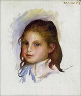 Plakaty - Galeria Plakatu, Plakat, Child With Brown Hair, Auguste Renoir, 29,7x42 cm - miniaturka - grafika 1