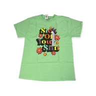 Koszulki męskie - Koszulka T-shirt męski SPENCER'S zielony napis L - miniaturka - grafika 1