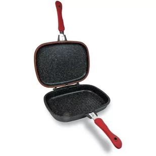 Moneta PRO GRILL ZAMYKANA PATELNIA GRILLOWA 32 X 24 CM SKŁADANA RĄCZKA POWŁOKA GREBLON C3 INDUKCJA b3A00A154232 - Patelnie - miniaturka - grafika 2