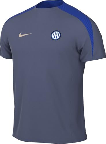 Nike Inter Milan Shirt Inter M Nk Df Strk Ss Top K, Blued Blue/Lyon Blue/Sanddrift, FN9817-491, S