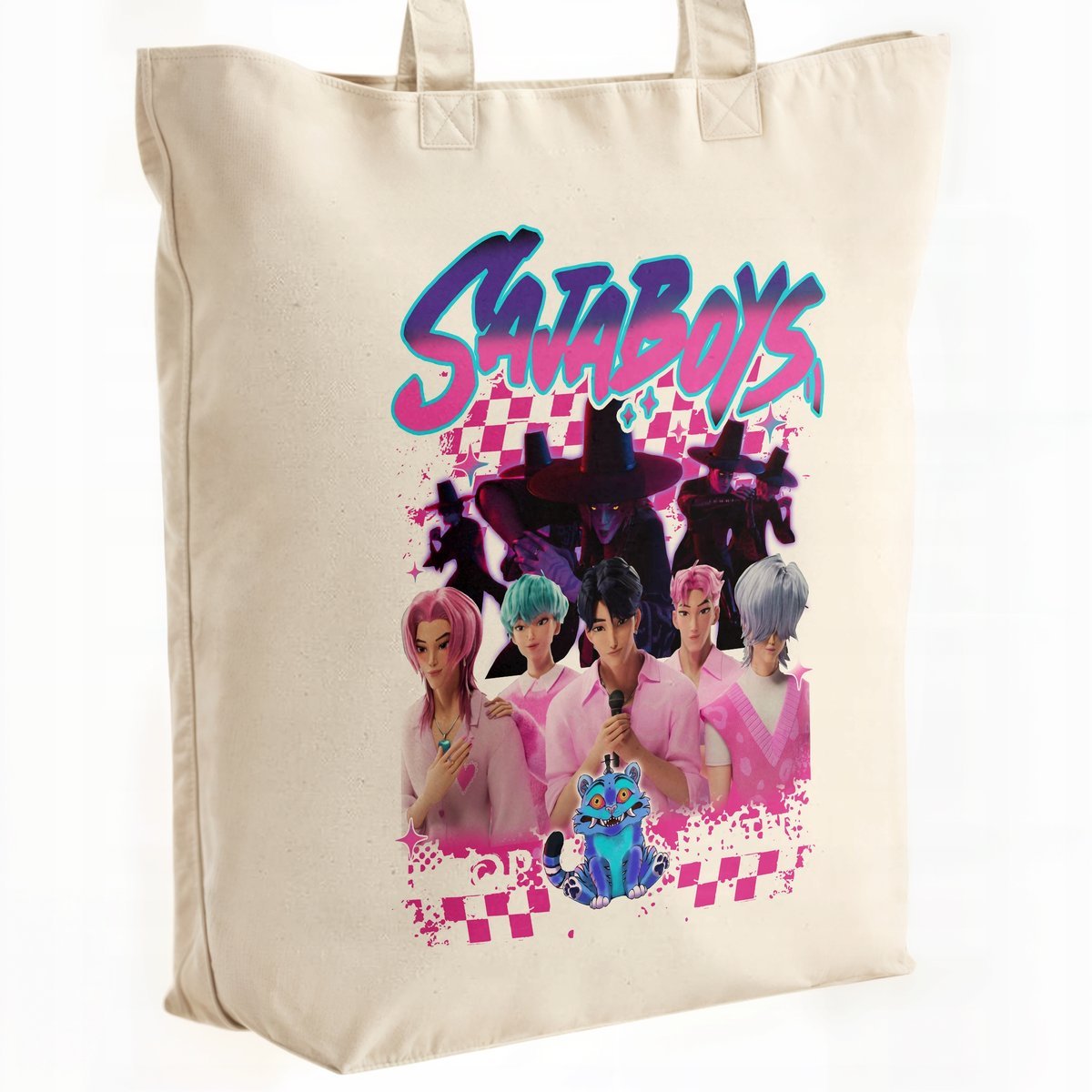 Torba bawełniana premium KPopowe Łowczynie Demonów Huntrix Saja Dla Fanów