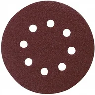 Materiały ścierne - Makita Papier ścierny na rzep 125 mm (8 otworów) ziarn. 180, 50 szt. P-43670 - miniaturka - grafika 1