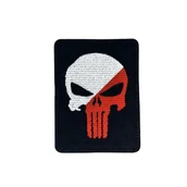 Odzież taktyczna i umundurowanie - Patch Punisher 75mm x 100mm - miniaturka - grafika 1