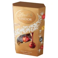 Bombonierki i czekoladki - Lindt Czekoladki Lindor Assorted Cornet 337g CZEK1040 - miniaturka - grafika 1