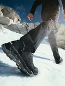 Buty trekkingowe męskie - 4F Wysokie buty trekkingowe ICE CRACKER z izolacją Primaloft męskie - czarne 40 - miniaturka - grafika 1