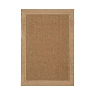 Dywany zewnętrzne - Inspire Dywan zewnętrzny Emma fRAME brązowy 120 x 170 cm - miniaturka - grafika 1