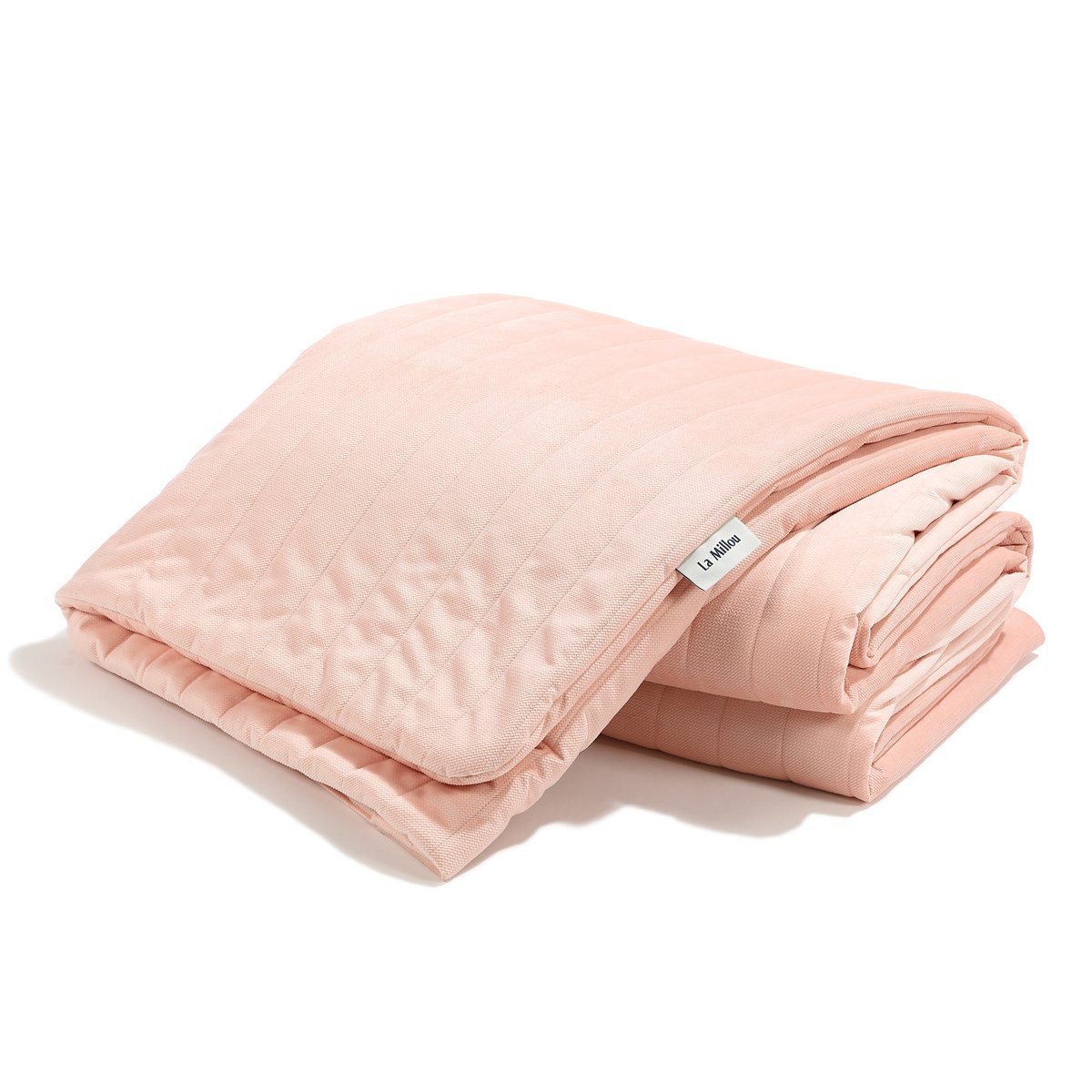 La Millou Ciepły Koc Velvet Pure POWDER PINK XL