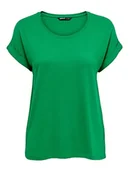 Koszulki i topy damskie - Only Onlmoster S/S O-Neck Top Noos Jrs 15106662 Koszulka, Jolly Green, L - miniaturka - grafika 1