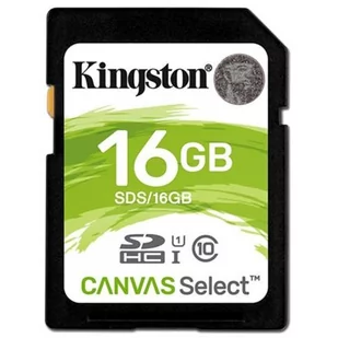 Kingston SDHC Canvas Select 16GB (SDS/16GB) - Karty pamięci - miniaturka - grafika 1