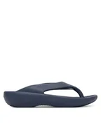 Klapki i japonki damskie - Crocs Japonki Mellow Recovery Flip 211100 Granatowy - miniaturka - grafika 1