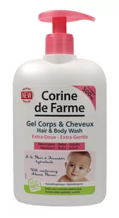 Corine de Farme Corine de Farme Delikatny Żel myjący 2w1 z ekstraktem z kwiatu migdałowca 500ml - Kosmetyki kąpielowe dla dzieci - miniaturka - grafika 1