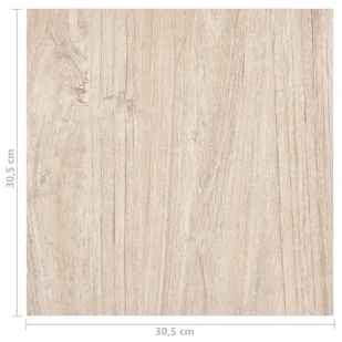 Samoprzylepne panele podłogowe, 55 szt., PVC, 5,11 m², brązowe 324660 VIDAXL - Panele podłogowe - miniaturka - grafika 12