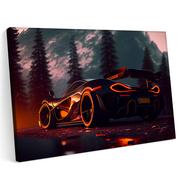 Plakaty - Obraz na płótnie 100x70cm McLaren Samochód Sport Teren Góry Las Tuning Abstrakcja - miniaturka - grafika 1