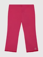 Legginsy - Benetton United Colors Of Legginsy 3MT1I0820 D Różowy Slim Fit - miniaturka - grafika 1