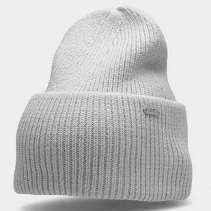 Czapka 4F H4Z22-CAD007 (kolor Szary/Srebrny) - Czapki damskie - miniaturka - grafika 1