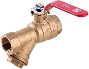 Perfexim Zawór kulowy wodny WW DN15 z filtrem typ ciężki PHA-006 G1/2 WW PN30 DN15 [8/80] - Zawory i kraniki - miniaturka - grafika 1