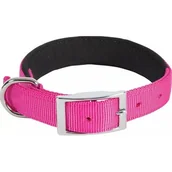 Obroże dla psów - Zolux Obroża nylon Komfort 40 cm/20 mm kol. fuksja - miniaturka - grafika 1
