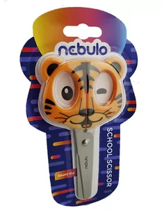 Nożyczki dziecięce z uchwytem Tygrys NEBULO - Przybory szkolne - miniaturka - grafika 1
