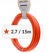 Akcesoria do kos i kosiarek - Żyłka tnąca 2.7/15m k gwiazdka pomarańcz IN005296Y - OFICJALNY DYSTRYBUTOR - AUTORYZOWANY DEALER CEDRUS - miniaturka - grafika 1