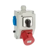 Rozdzielnie elektryczne - Elektro-Plast Zestaw siłowy RS-Z wyłącznik 0-1 gniazdo 1x32A/5P 1x230V 6275-00 - miniaturka - grafika 1