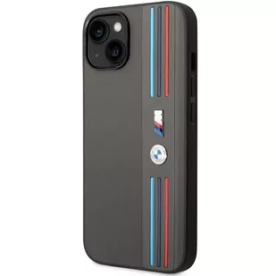 Etui na telefon BMW BMHCP14M22PPMA do Apple iPhone 14 Plus 6,7" szary/grey Tricolor M Collection - Etui i futerały do telefonów - miniaturka - grafika 2