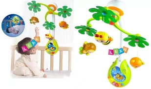 Karuzela do łóżeczka. Las tropikalny - Leantoys - Zawieszki - miniaturka - grafika 1