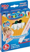 Kredki, ołówki, pastele i pisaki - Carioca Flamastry Maxi Baby 6 Kolorów Bls Carioca 8003511432232 - miniaturka - grafika 1
