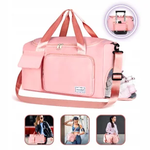 Składana torba podróżna, sportowa, 35 l, torba weekendowa, treningowa - Torebki damskie Składana torba podróżna, sportowa, 35 l, torba weekendowa, treningowa - Torebki damskie - miniaturka - grafika 1