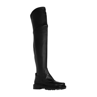 Botki damskie - Utlility Lug over-the-knee boots Tory Burch - TORY BURCH - grafika 1