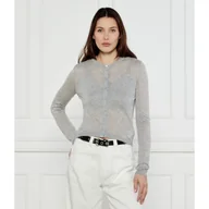 Swetry damskie - Michael Kors Kardigan + top Cropped Fit z dodatkiem jedwabiu - miniaturka - grafika 1