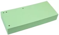 Wkłady do segregatora - Przekładki do segregatora 100szt 1/3 A4 3570-PDS-ZOLS 3570-PDS-ZP, Kolor przekładek: Zielone pastelowe - miniaturka - grafika 1