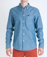 Koszule męskie - LEE BUTTON DOWN MĘSKA KOSZULA JEANSOWA SKY BLUE L880KYEQ-M - miniaturka - grafika 1